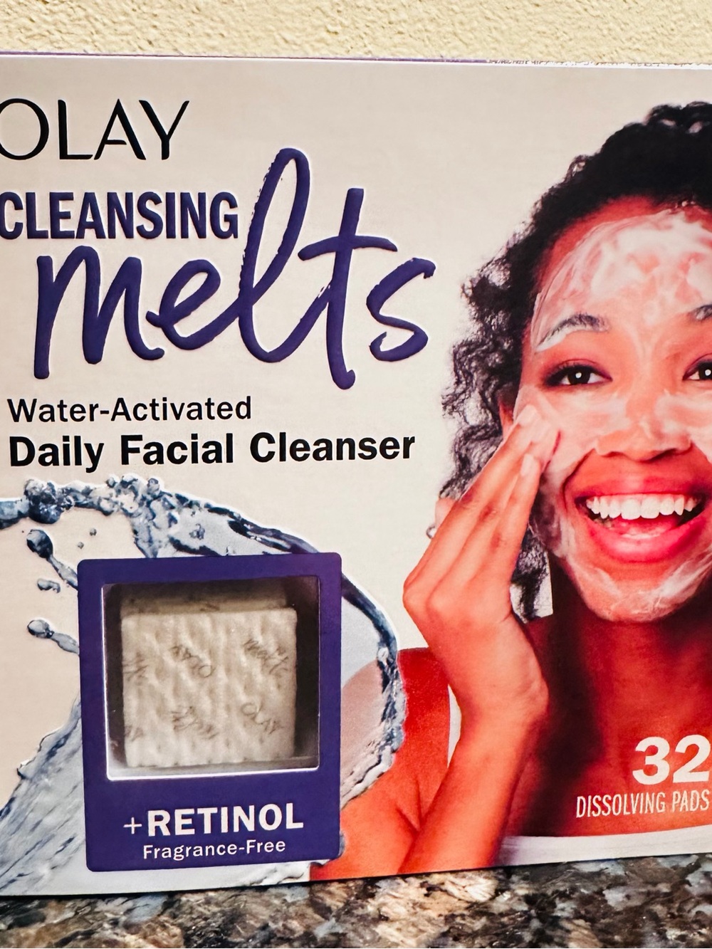 OLAY Daily Facial Cleanser Melts, 4 boxes for $16